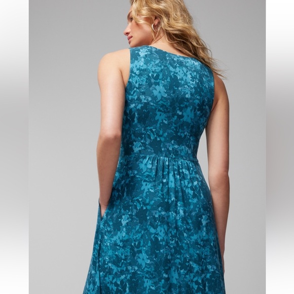 Soma V-neck Twist Maxi Bra Dress Black Size M - Picture 3 of 4